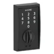 Schlage Touch Century Matte Black Electronic Deadbolt Lock Lighted Keypad Touchscreen