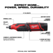 Milwaukee 2505-22-2460-20 M12 FUEL 12V Lithium-Ion Brushless Cordless 4-in-1 Installation 3/8 in. Drill Driver Kit with M12 Rotary Tool