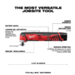 Milwaukee 2505-22-2426-20 M12 FUEL 12V Lithium-Ion Brushless Cordless 4-in-1 Installation 3/8 in. Drill Driver Kit with M12 Multi-Tool
