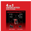 Milwaukee 2505-22-48-11-2460 M12 FUEL 12-Volt Lithium-Ion Brushless Cordless 4-in-1 Interchangeable 3/8 in. Drill Driver Kit with 6.0 Ah Battery