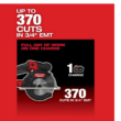 Milwaukee 2782-20 M18 FUEL 18-Volt Lithium-Ion Brushless Cordless Metal Cutting 5-3/8 in. Circular Saw (Tool-Only) w/ Metal Saw Blade