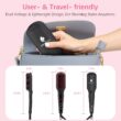 MiroPure Enhanced Hair Straightener Brush by MiroPure, 2-in-1 Ionic Straightening Brush