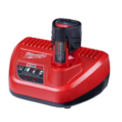 Milwaukee 2420-21-2457-20-48-11-2460 M12 12V Lithium-Ion HACKZALL Cordless Reciprocating Saw Kit with M12 3/8 in. Ratchet and 6.0 Ah XC Battery Pack