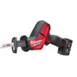 Milwaukee 2520-21XC-2415-20 M12 FUEL 12-Volt Lithium-Ion Brushless Cordless HACKZALL Reciprocating Saw Kit with M12 3/8 in. Right Angle Drill