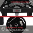 GasOne Square Heavy Duty Single Burner Outdoor Stove Propane Gas Cooker