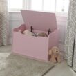 KidKraft Austin Wooden Toy Box/Bench with Safety Hinged Lid - Pink, Gift for Ages 3+ KidKraft Austin Wooden Toy Box/Bench with Safety Hinged Lid - Pink, Gift for Ages 3+
