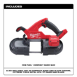Milwaukee Band Saw 2829-20 M18 FUEL 18V Lithium-Ion Brushless Cordless Compact (Tool-Only)