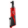 Milwaukee 2555-22-2457-20 M12 FUEL 12V Lithium-Ion Brushless Cordless Stubby 1/2 in. Impact Wrench Kit with M12 3/8 in. Ratchet