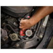 Milwaukee 2467-20-2460-20-48-11-2460 M12 12V Lithium-Ion Cordless 1/4 in. Right Angle Hex Impact Driver with M12 Rotary Tool and 6.0 Ah XC Battery Pack