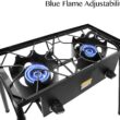Concord Double Propane Burner, Outdoor 2 Burner Camping Stove
