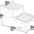 Pet Gear Easy Step II Pet Stairs, 2 Step for Cats/Dogs up to 150 Pounds