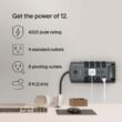 Belkin Surge Power Strip Protector - 8 Rotating & 4 Stationary AC Multiple Outlets