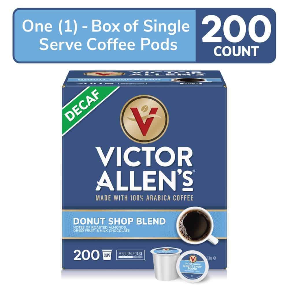 Victor Allen's Coffee Decaf Donut Shop Blend, Medium Roast, 200 Count, Single Serve Coffee Pods for Keurig K-Cup Brewers Victor Allen's Coffee Decaf Donut Shop Blend, Medium Roast, 200 Count, Single Serve Coffee Pods for Keurig K-Cup Brewers - Image 11