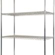 Alera ALESW504824SR Industrial Heavy-Duty Wire Shelving Starter Kit, 4-Shelf, 48" x 24" x 72"