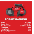 Milwaukee Band Saw 2529-20 M12 FUEL 12V Lithium-Ion Cordless Compact (Tool-Only)