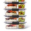 Rubbermaid 5-Piece Meal Prep Containers with Lids