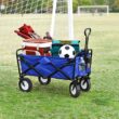 MAC SPORTS WTC-111 Outdoor Utility Wagon, Solid Blue