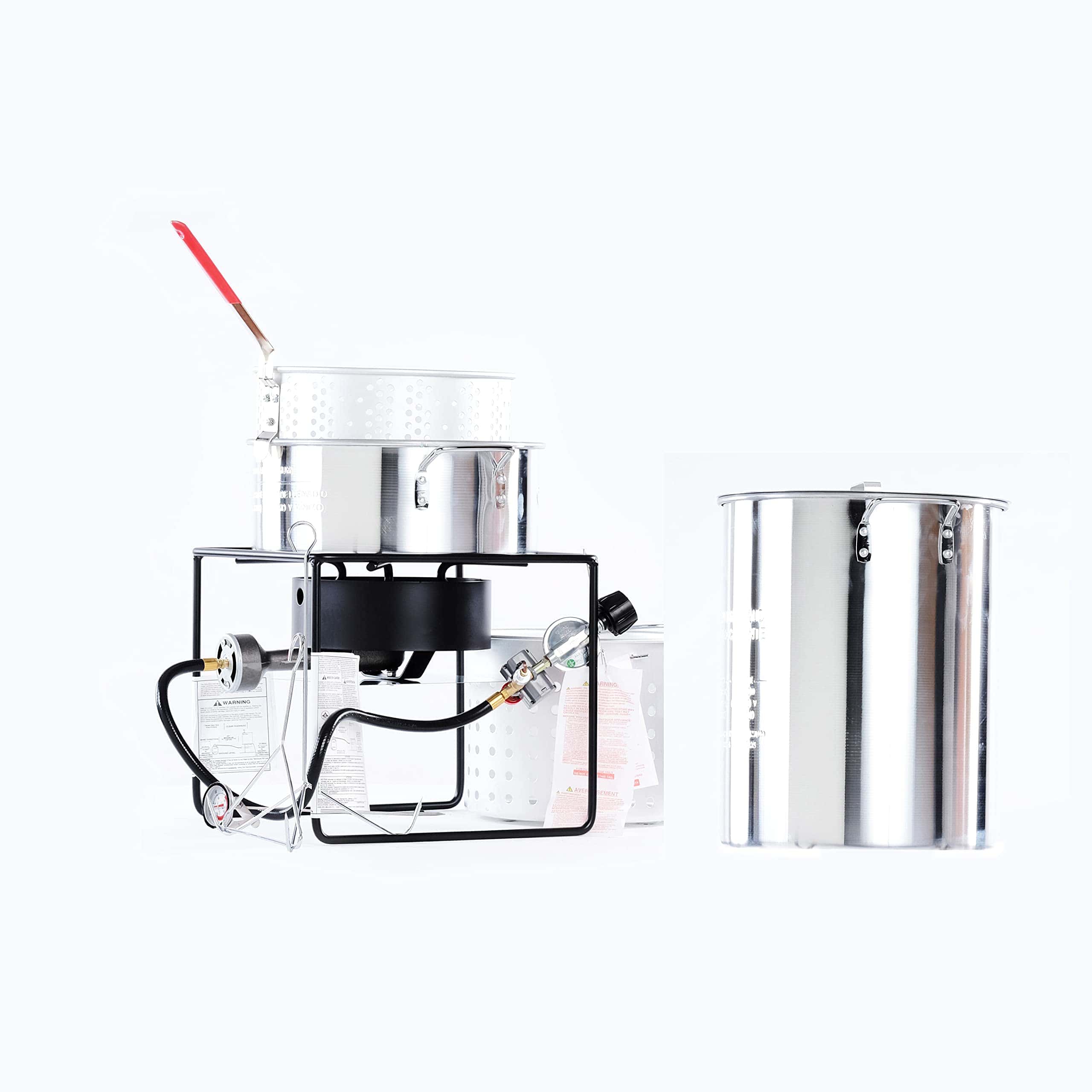 King Kooker Propane Outdoor Fry Boil Package with 2 Pots, silver, one size (12RTFBF3) King Kooker Propane Outdoor Fry Boil Package with 2 Pots, silver, one size (12RTFBF3) - Image 4