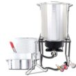 King Kooker Propane Outdoor Fry Boil Package with 2 Pots, silver, one size (12RTFBF3) King Kooker Propane Outdoor Fry Boil Package with 2 Pots, silver, one size (12RTFBF3)
