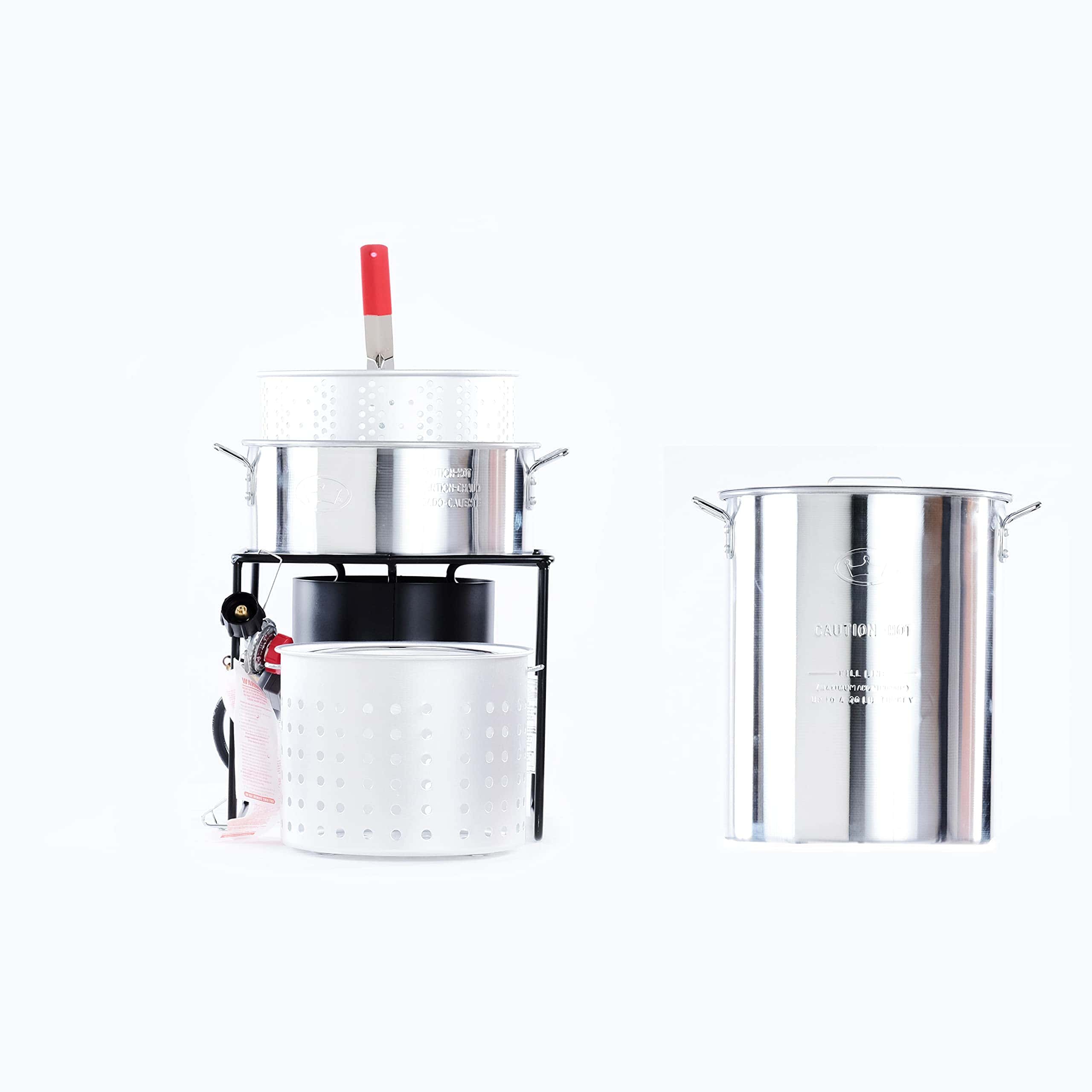 King Kooker Propane Outdoor Fry Boil Package with 2 Pots, silver, one size (12RTFBF3) King Kooker Propane Outdoor Fry Boil Package with 2 Pots, silver, one size (12RTFBF3) - Image 5