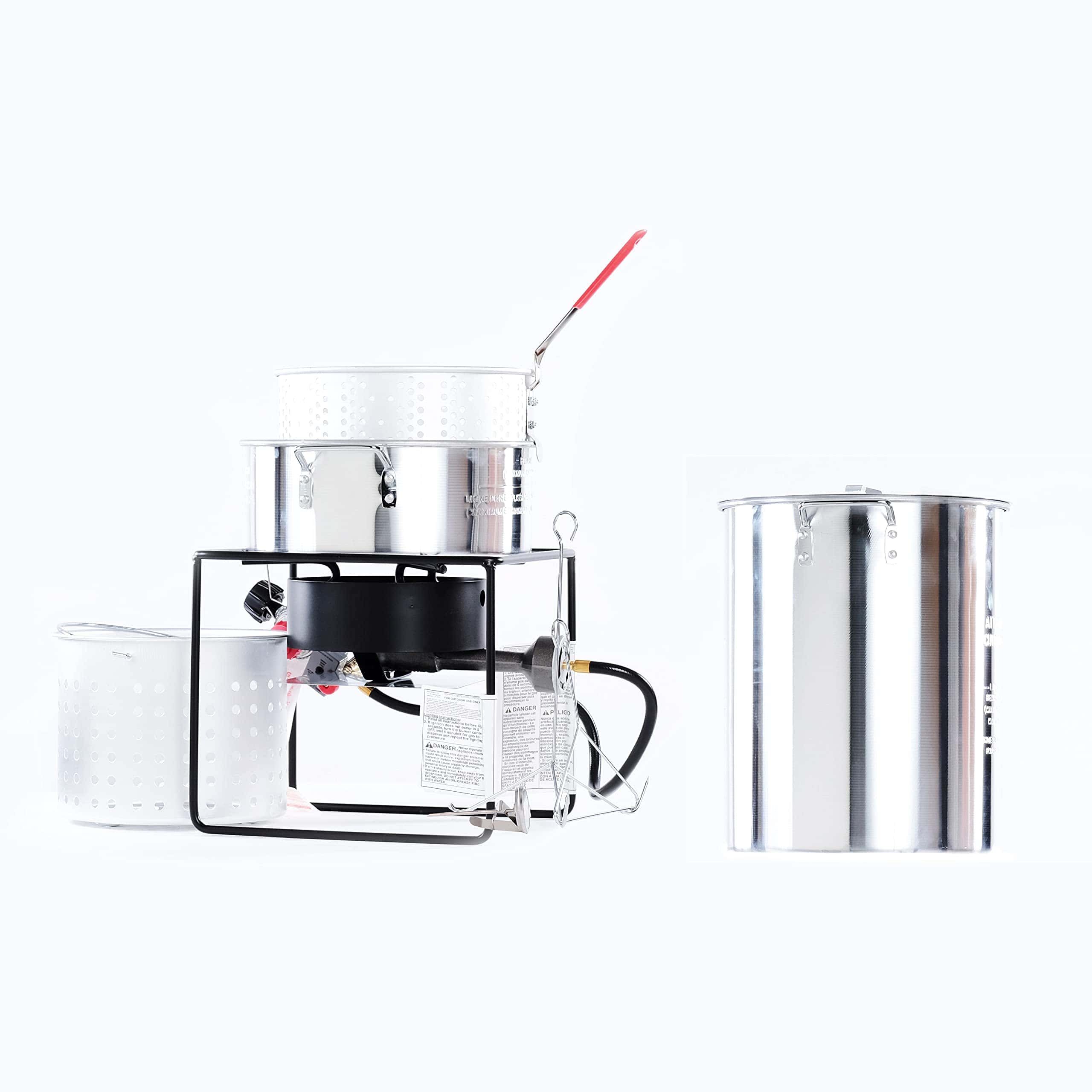 King Kooker Propane Outdoor Fry Boil Package with 2 Pots, silver, one size (12RTFBF3) King Kooker Propane Outdoor Fry Boil Package with 2 Pots, silver, one size (12RTFBF3) - Image 2