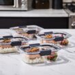 Rubbermaid 5-Piece Meal Prep Containers with Lids