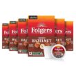 Folgers Hazelnut Cream Flavored Coffee, 72 Keurig K-Cup Pods, 12 Count (Pack of 6)