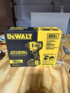 DEWALT DCF809C2 ATOMIC 20-Volt MAX Cordless Brushless Compact 1/4 in. Impact Driver, (2) 20-Volt 1.3Ah Batteries, Charger & Bag
