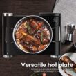 Cusimax Hot Plate Electric Burner, Single Burner Cast Iron hot plates