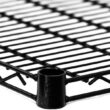 TRINITY 4-Tier Wire Shelving Rack, 48" x 24" x 72" NSF, Black