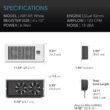 AC Infinity AIRTAP T4, Quiet Register Booster Fan with Thermostat Control. Heating Cooling AC Vent. Fits 4” x 10” Register Holes.
