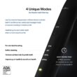AquaSonic Black Series Ultra Whitening Toothbrush – ADA Accepted Electric Toothbrush - 8 Brush Heads & Travel Case - Ultra Sonic Motor & Wireless Charging - 4 Modes w Smart Timer - Sonic Electric