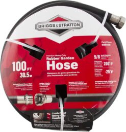 Briggs and Stratton 8BS100 100-Foot Premium Heavy-Duty Rubber Garden Hose