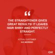 CHI Original Ceramic Hair Straightening Flat Iron | 1" Plates | Black | Professional Salon Model Hair Straightener | Includes Heat Protection Pad