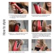 CHI Spin N Curl Ceramic Rotating Curler, Ruby Red. Ideal for Shoulder-Length Hair between 6-16” inches.