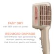 Conair INFINITIPRO Frizz Free 1875 Watt 4-in-1 Styling Dryer, All-in-One Drying & Styling, Champagne/Rose Gold