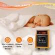 Dr Infrared Heater 1500-Watt Infrared Quartz Cabinet Indoor Electric Space Heater with Thermostat and Remote Included