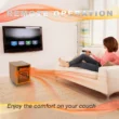 Dr Infrared Heater 1500-Watt Infrared Quartz Cabinet Indoor Electric Space Heater with Thermostat and Remote Included