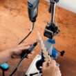 Dremel Drill Press Rotary Tool Workstation Stand with Wrench