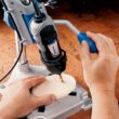 Dremel Drill Press Rotary Tool Workstation Stand with Wrench