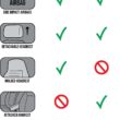 Eurow Genuine Australian Sheepskin Sideless Seat Cover - Gray