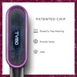 Hair Straightener Comb Matte Black, TYMO Hair Straightener Brush Straightening Comb for Women