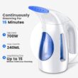 Hilife Steamer for Clothes Steamer, Handheld Garment Steamer Clothing Iron 240ml Big Capacity Upgraded Version