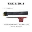 Indexable Lathe Turning Tool,1/2'' Shank 7 Pieces Carbide Turning Tool Set,Metal Lathe Tools Holder