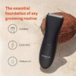 Meridian - The Trimmer - Electric Body & Pubic Hair Trimmer - Waterproof and Cordless for Wet/Dry Use - Painlessly Remove Hair to Feel Fresh Down There - for Men & Women - 90 Min Battery Life - Onyx