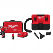 Milwaukee 2551-22-0960-20 M12 FUEL SURGE 12V Lithium-Ion Brushless Cordless 1/4 in. Hex Impact Driver Kit & M12 FUEL 1.6 Gal. Wet/Dry Vacuum