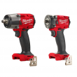 Milwaukee 2962-20-2854-20 M18 FUEL Gen-2 18V Lithium-Ion Brushless Cordless Mid Torque 1/2 in. Impact Wrench & 3/8 in. Wrench w/Friction Ring