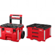 Milwaukee 48-22-8426-8443 PACKOUT 22 in. Rolling Tool Box and 22 in. 3-Drawer
