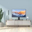 PERLESMITH Universal TV Stand - Table Top TV Stand for 37-55 inch LCD LED TVs - Height Adjustable TV Base Stand