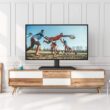 PERLESMITH Universal TV Stand - Table Top TV Stand for 37-55 inch LCD LED TVs - Height Adjustable TV Base Stand